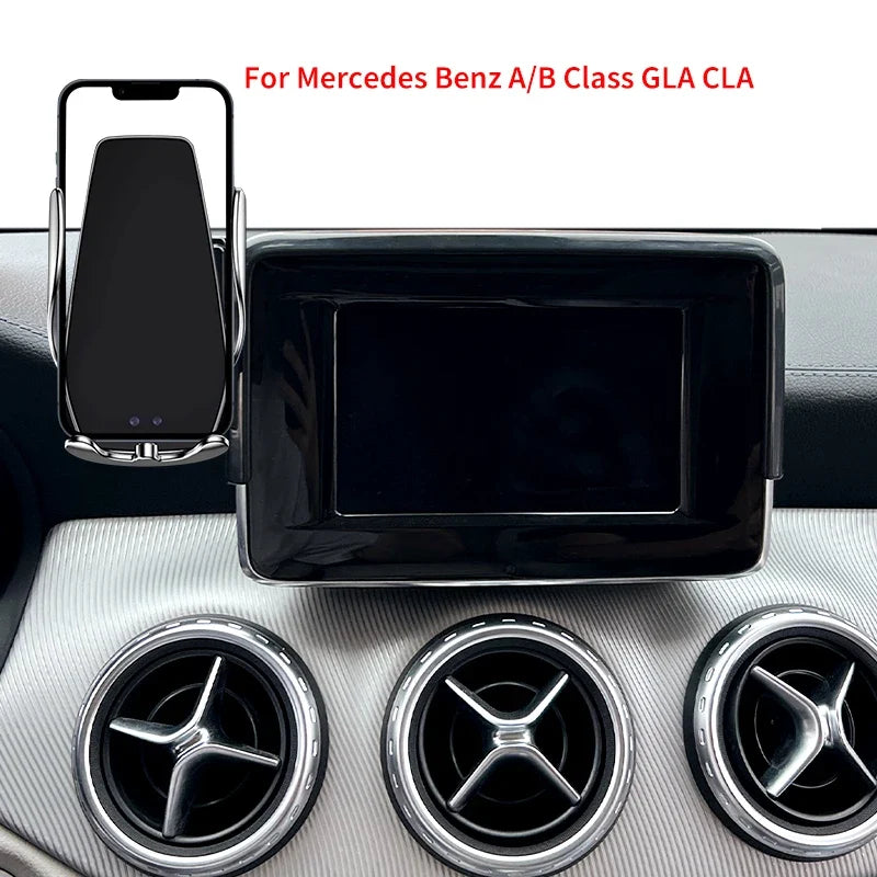 Mercedes-Benz Phone Holder for A B Class W242 W246 GLA CLA 2013-2019 Wireless Charger