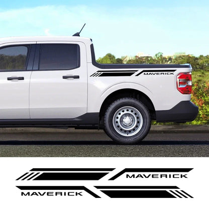 Trunk Side Stripe Decal for Ford Maverick XL / XLT / Lariat | Pickup Bed Vinyl Sticker