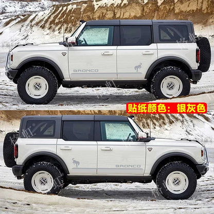 Fashion Sport Custom Appearance Modified Vinyl Decal Kit for Ford Bronco | KK Wrap
