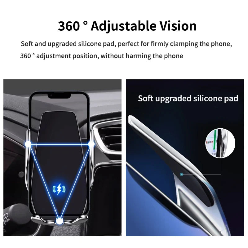 Mercedes-Benz Phone Holder for A B Class W242 W246 GLA CLA 2013-2019 Wireless Charger