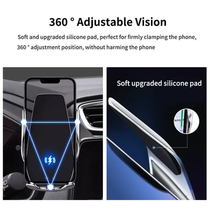 Mercedes-Benz Phone Holder for A B Class W242 W246 GLA CLA 2013-2019 Wireless Charger