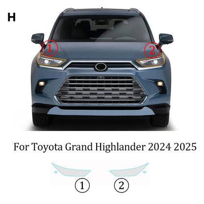 Precut PPF for Toyota Grand Highlander (2024–2025) | TPU Headlight, Mirror, Pillar & Door Handle