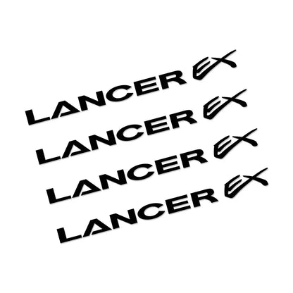 Wheel Rim Vinyl Decal for Mitsubishi Lancer / Outlander / Ralliart / ASX | DIY Rim Sticker Film