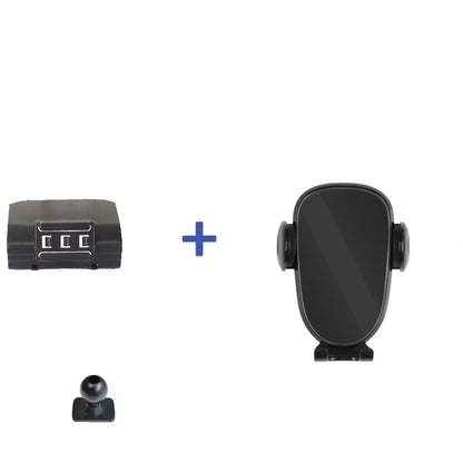 Car Phone Holder Base Special Mounts For AUDI A6L A6 C8 2019 2020 2021 2022- 2024 Wireless Charging Car Interior Accessories