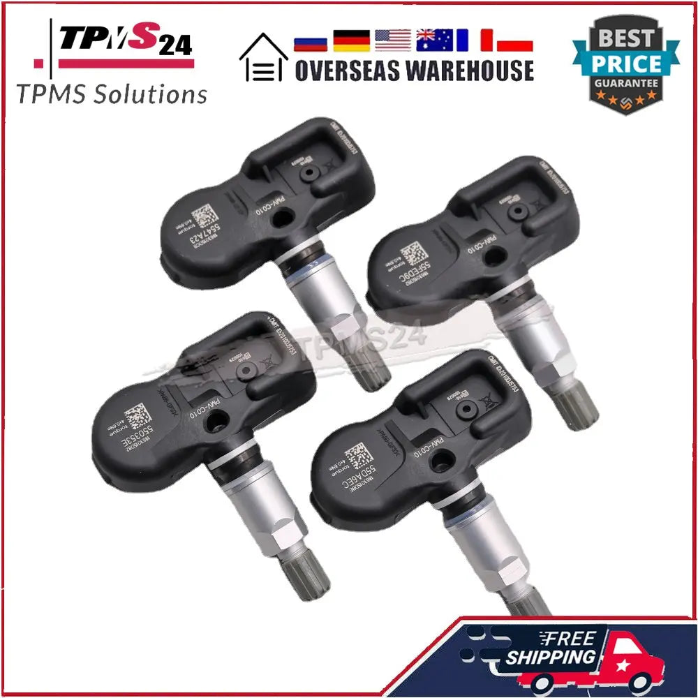 4PCS 315MHz TPMS Sensor for Lexus GS NX LS RC Toyota Camry | PMV-C010 42607-30040