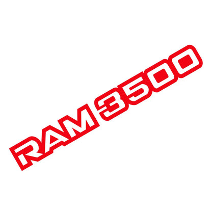 Front Windshield Logo Style Decal for Dodge RAM 1500 / 2500 / 3500 | Vinyl Truck Graphic Cover