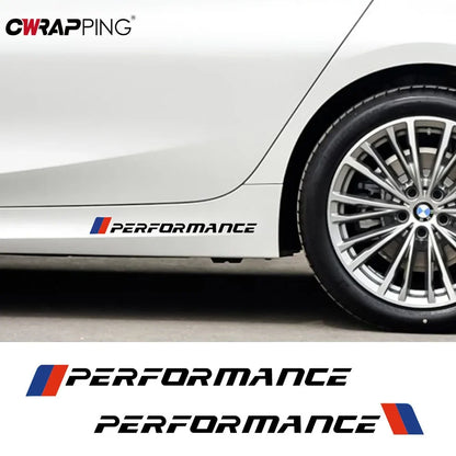 Performance Stripe Decal | Door & Front Visor Vinyl Graphic for Cars & Trucks