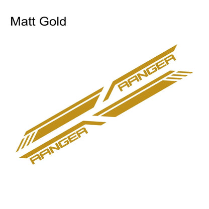 Side Stripe Decal for Ford Ranger Raptor T6 / XLT / T7 / T8 | Pickup Bed Vinyl Graphic