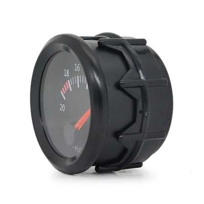 52MM Gauge 12V Water Temp Oil Temp Gauge Oil Press Fuel Volts Gauge Air Fuel Ratio Boost Exhaust Temp Meter Black Face Gauge