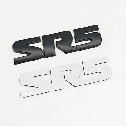 3D Metal SR5 Emblem Fender / Door Side Badge for Toyota | Logo Letter Sticker