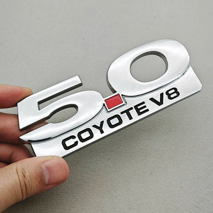 3D Metal GT350 / Shelby / 5.0 Fender & Trunk Badge | Ford Mustang Emblem Sticker