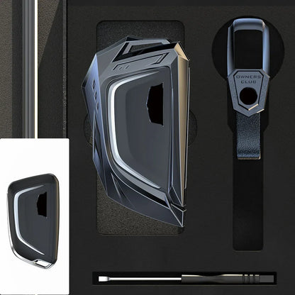 Car Key Shell Case Cover for Cadillac ATS CT6 CTS DTS XT5 Escalade ESV SRX STS XTS ELR 2014 - 2018 Remote Key Holder Keychain