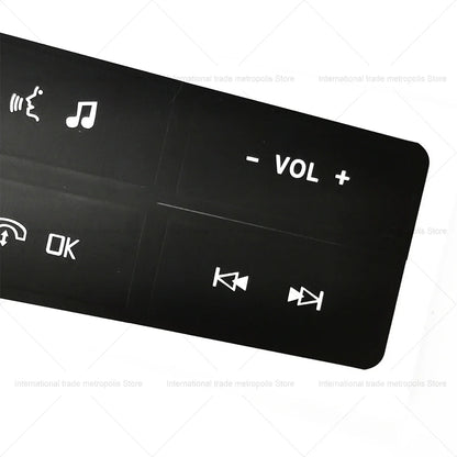 Steering Wheel Button Repair Decal for Ford Mustang (2015-2019) | Control Sticker