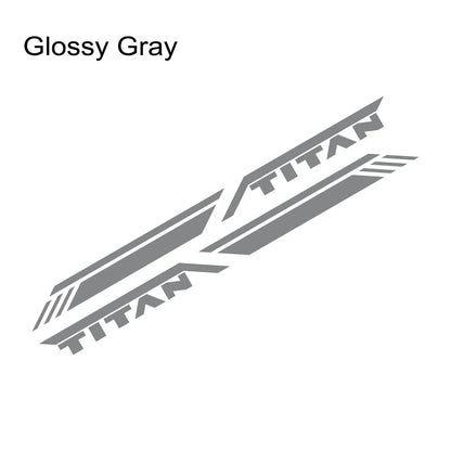 Trunk Side Stripe Decal for Nissan Titan Pro-4X | Pickup Truck Vinyl Graphic