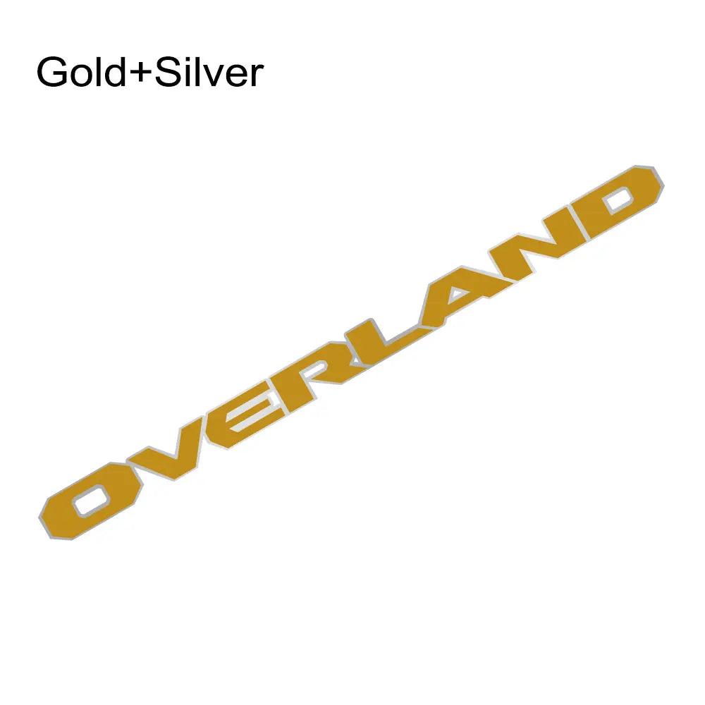 Engine Hood Decal for Jeep Gladiator Overland | Pickup Truck Vinyl Sticker Graphic