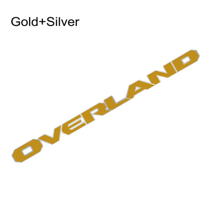 Engine Hood Decal for Jeep Gladiator Overland | Pickup Truck Vinyl Sticker Graphic