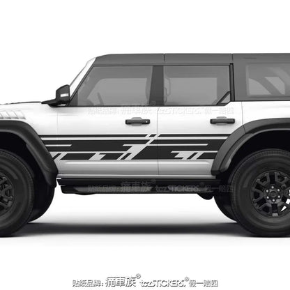 Body & Hood Sport Decoration Vinyl Decal Kit for Ford Bronco | KK Film Wrap