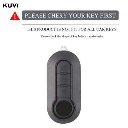 New TPU Car Flip Key Case Cover Shell For FIAT 500 Ducato Punto Panda Lancia Musa For Citroen Jumper Peugeot Boxer Accessories