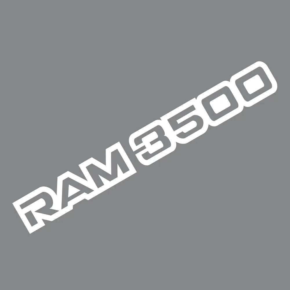 Front Windshield Logo Style Decal for Dodge RAM 1500 / 2500 / 3500 | Vinyl Truck Graphic Cover