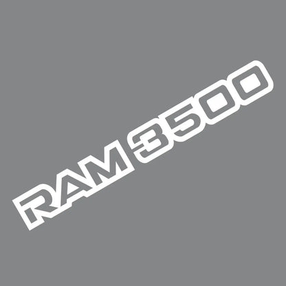 Front Windshield Logo Style Decal for Dodge RAM 1500 / 2500 / 3500 | Vinyl Truck Graphic Cover