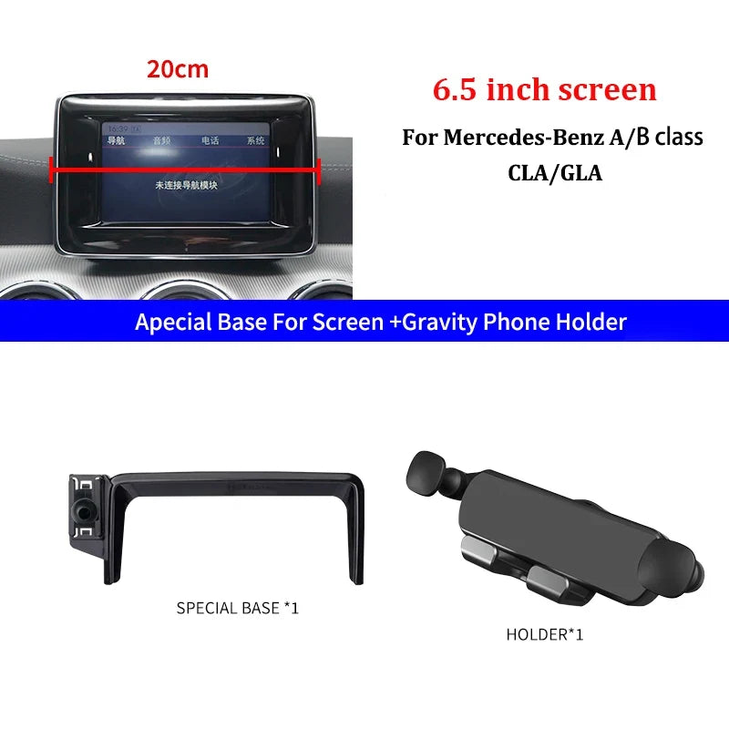 Mercedes-Benz Phone Holder for A B Class W242 W246 GLA CLA 2013-2019 Wireless Charger