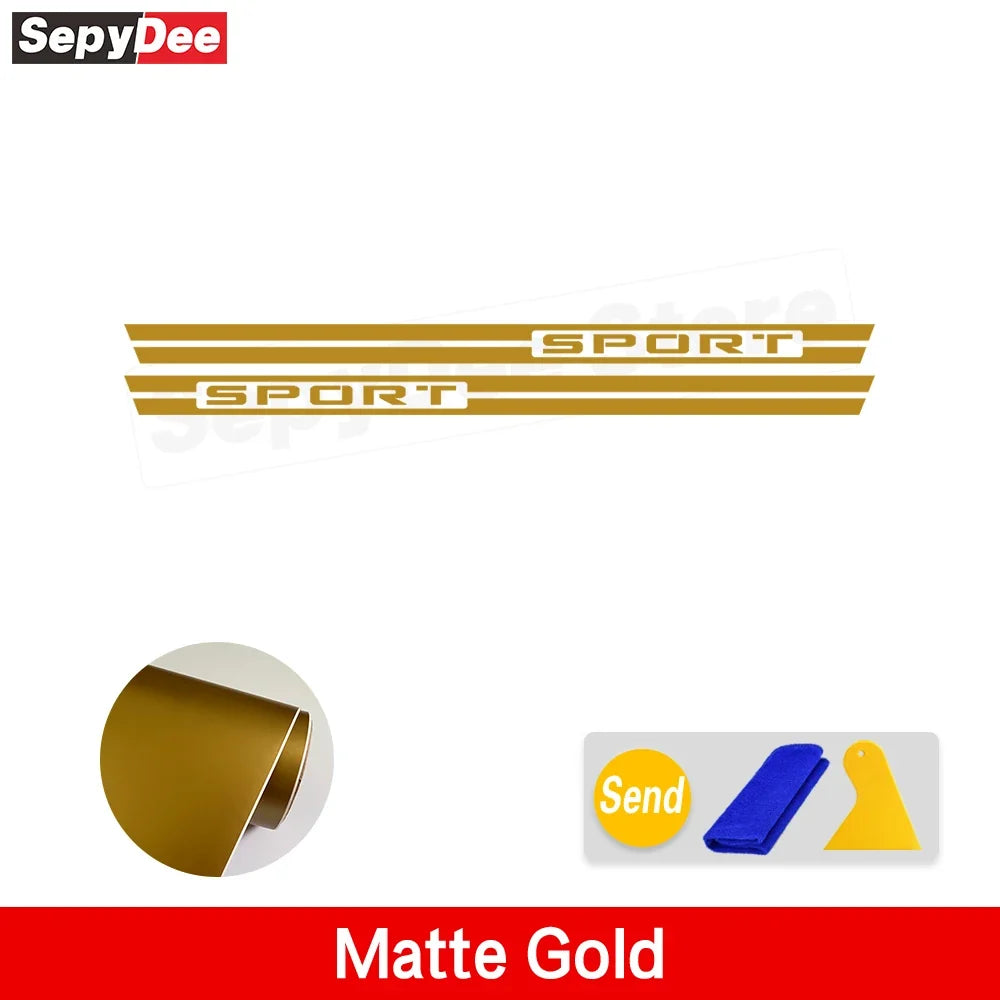 Racing Sport Door Side Skirt Decal for Ford Bronco Sport (2021+) | KK Vinyl Body Sticker