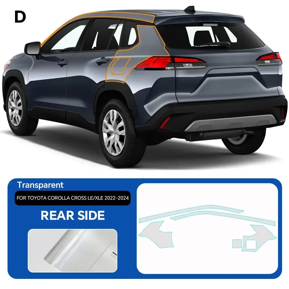 Precut PPF for Toyota Corolla Cross LE / XLE (2022–2024) | TPU Paint Protection Film
