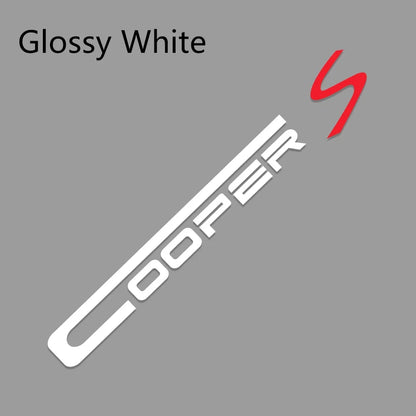 Windshield Sticker for Mini Cooper S / JCW (R50, R53, R55, R56, R60, R61, F55, F56, F60) | Vinyl Windscreen Decal