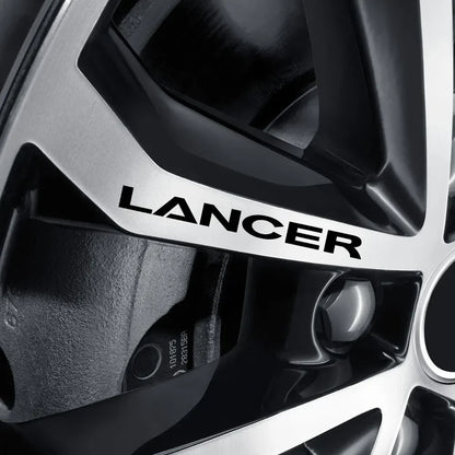 Wheel Rim Vinyl Decal for Mitsubishi Lancer / Outlander / Ralliart / ASX | DIY Rim Sticker Film
