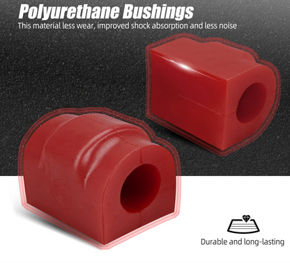 BMW Polyurethane Sway Bar Bushings 18mm – Rear Suspension Upgrade (E36 E46 Z4)