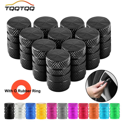 Aluminum Tire Valve Caps | Dustproof Universal Stem Covers
