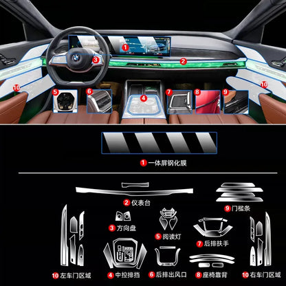 BMW G70 i7 Series 7 2025-2026 PPF TPU Center Console Film