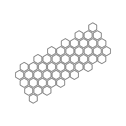 Universal Honeycomb Body Graphic Decal Film | Exterior Vinyl Decor Sticker for Cars & Trucks