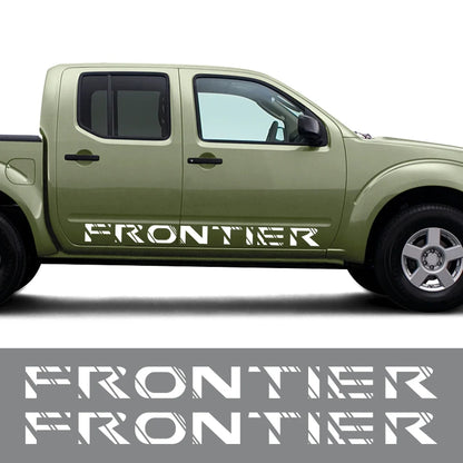 Door Side Stripe Decal for Nissan Frontier D40 / D22 / NP300 | 2-Piece Pickup Truck Vinyl Graphic