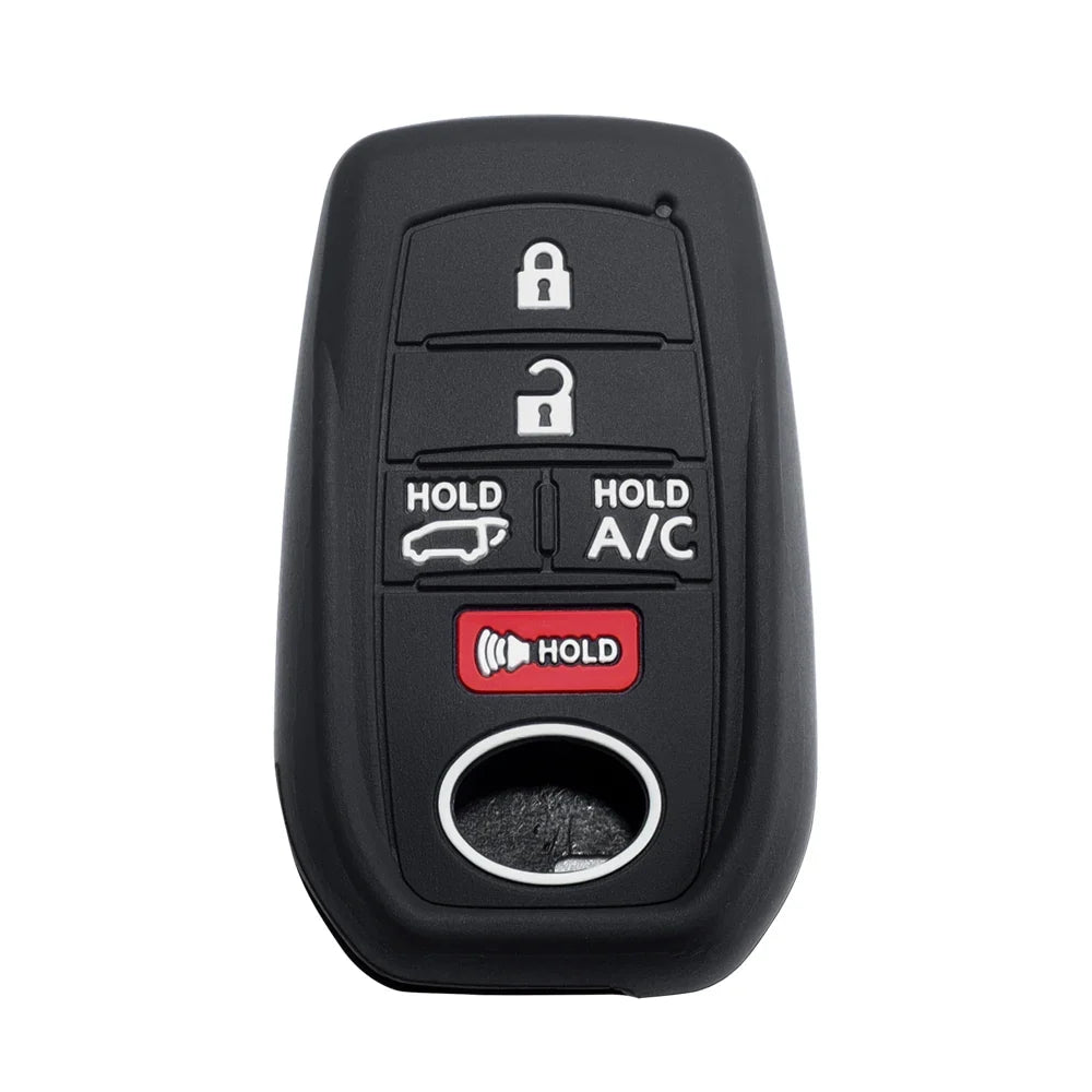 Silicone Key Fob Cover for Toyota Rav4 Corolla Camry Highlander Prius
