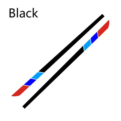 Side Stripe Decal DIY for BMW E46 / E60 / E90 / F30 / F10 | 2-Piece 78.7"x5.1" Vinyl