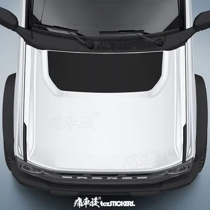 Custom Modified Hood Personality Vinyl Sticker for Ford Bronco | Special KK Film Wrap