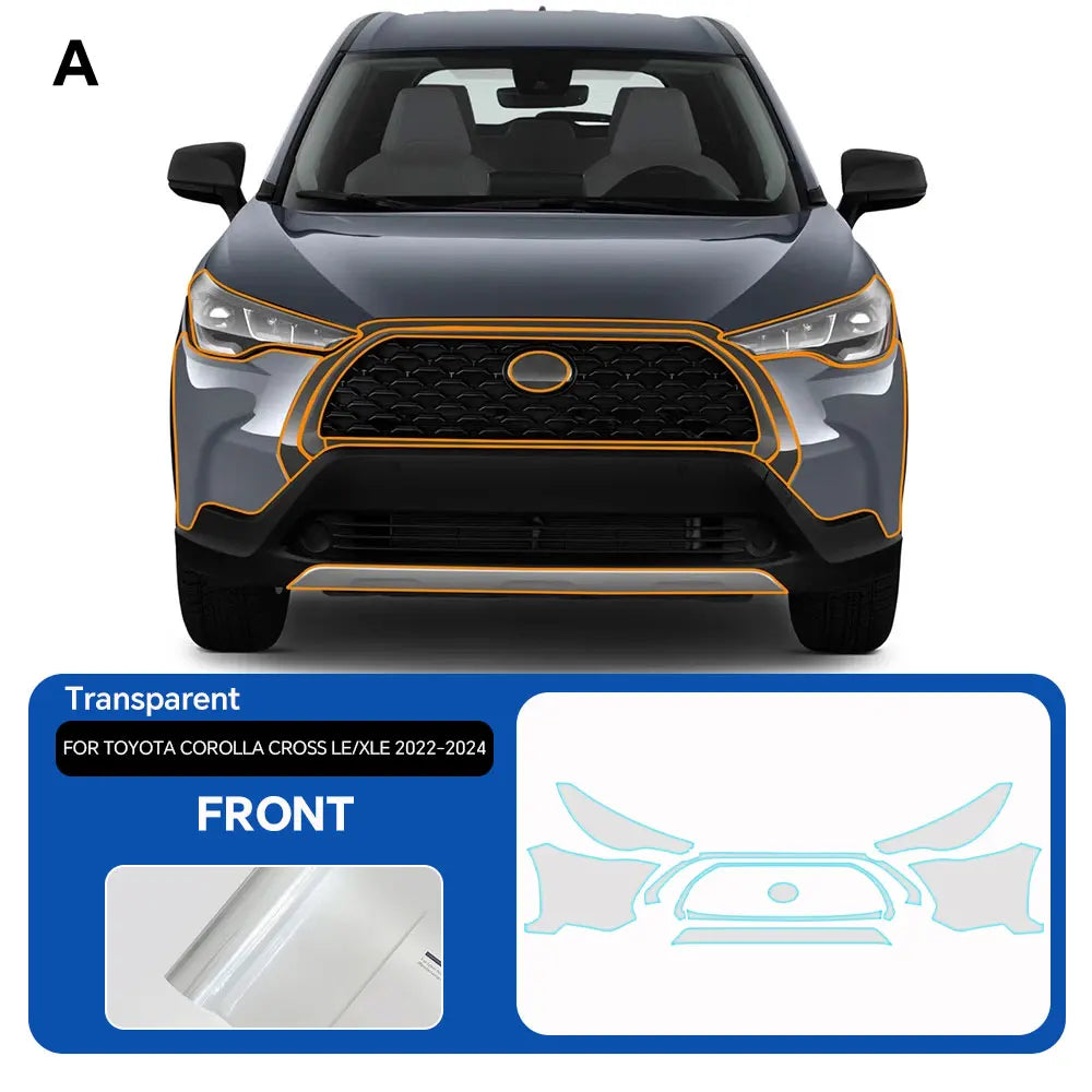 Precut PPF for Toyota Corolla Cross LE / XLE (2022–2024) | TPU Paint Protection Film