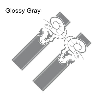 Dodge RAM Bed Side Graphic Kit – Pickup Truck Vinyl Decal Set (2 Pcs) | 1500, 2500, 3500, Rebel, TRX | 12 Finishes