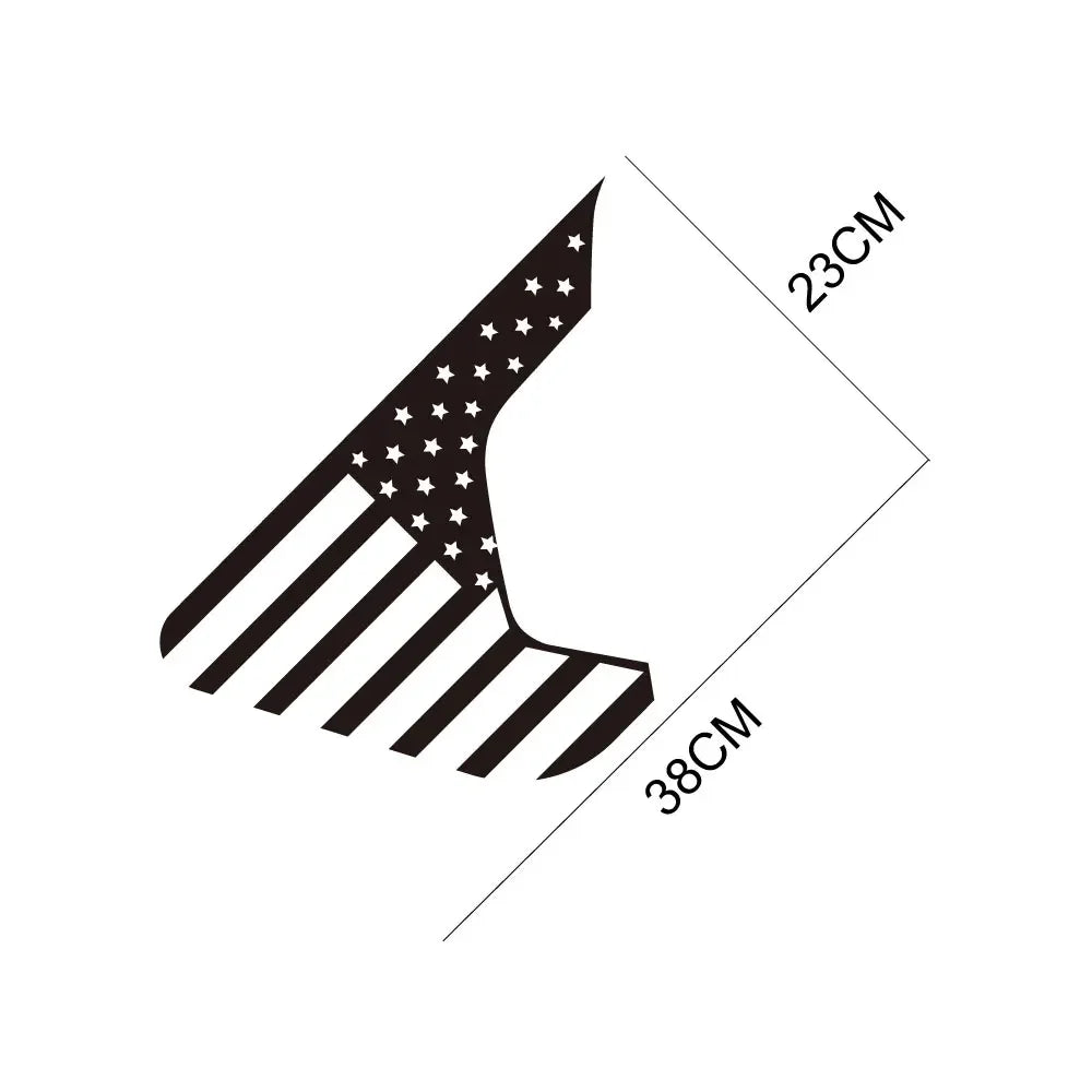 USA Flag Fender Vent Decal for Jeep Gladiator JT | Vinyl Truck Graphic Sticker