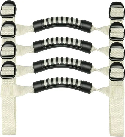 Roll Bar Grab Handles Grip for Jeep Wrangler YJ/TJ/JK/JL (1995–2021) | 4-Piece Set