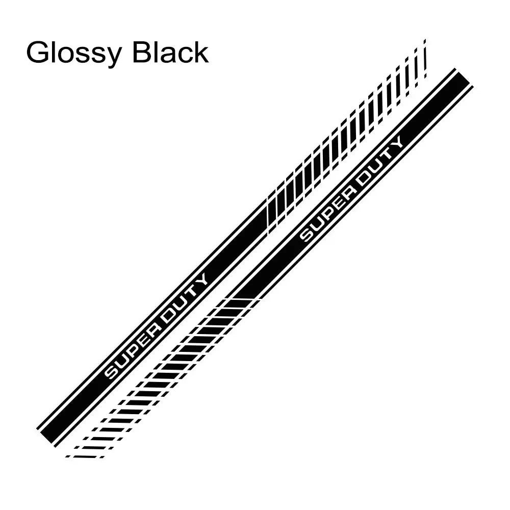 Door Side Body Stripe Decal for Ford Super Duty F-250 / F-350 / F-450 | Vinyl Truck Sticker 2-Pack