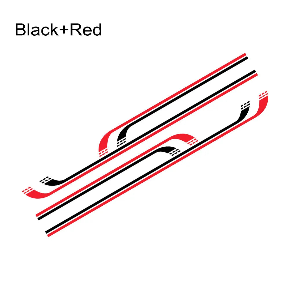 Camper Van Door & Waistline Graphic Decal for Fiat Ducato / Peugeot Boxer / Citroen Relay | 4-Piece Vinyl Kit