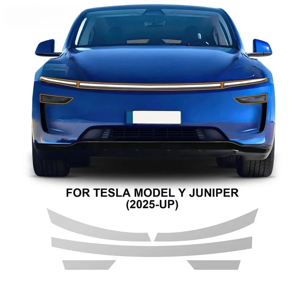 Precut PPF for Tesla Model Y Juniper (2025–2026) | TPU Headlight, Tail Light & Pillar Protection