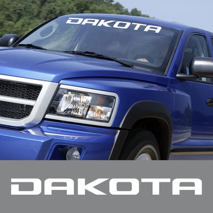 Front Windshield Decal for Dodge Dakota SLT / SXT / 5.9 / R/T | Vinyl Truck Window Sticker