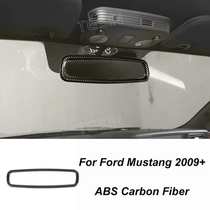 Carbon Fiber Grain Interior & Exterior Decoration Sticker for Ford Mustang (2009-2014) | Kit
