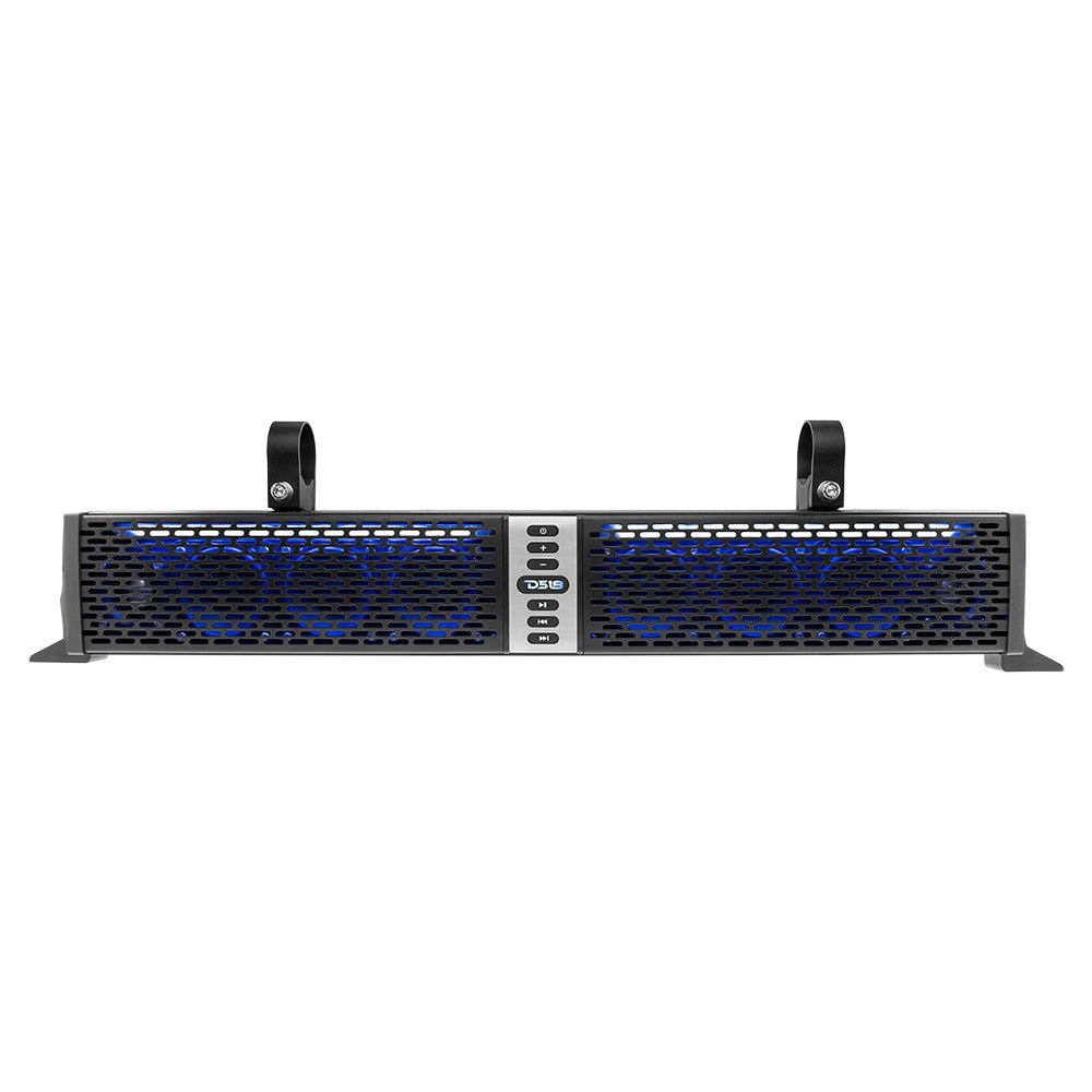 HYDRO 30” Marine Bluetooth Sound Bar – Water Resistant, RGB LED Lights, 8 Speakers, 320W RMS Amplified System
