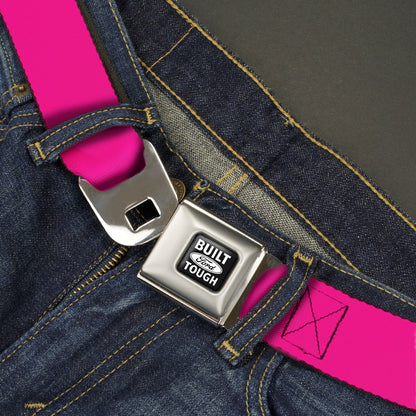 Built Ford Tough Seatbelt Belt - Fuchsia Webbing