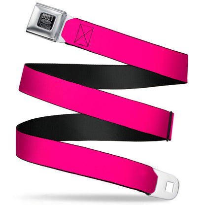 Built Ford Tough Seatbelt Belt - Fuchsia Webbing