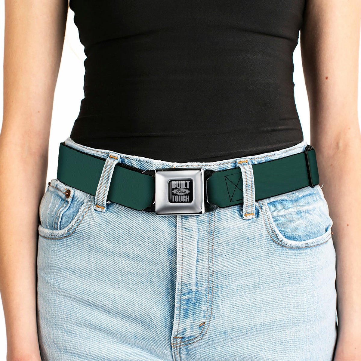 Built Ford Tough Seatbelt Belt - Hunter Webbing